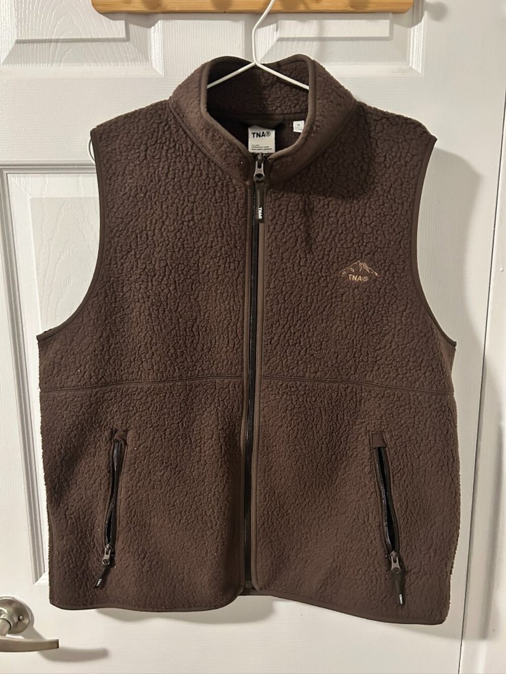 TNA Polartec Thermal Pro Fleece Zip-Up Vest - Size XL